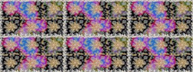 Klasik klasik klasik arka plan. Raster illüstrasyonu. Kusursuz klasik raster altın desenli. Geleneksel oryantasyon süsü. Gri renklerde, altın elementlerle kusursuz desen.