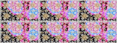 Kusursuz altın desen. Tarafsız renklerde, altın elementlerle kusursuz desen. Raster doğulu süsü.