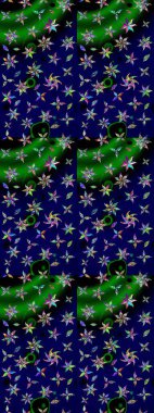 Çiçek mavisi ve siyah eskiz deseni. Raster çiçek izi. Klasik taslak çizimi.