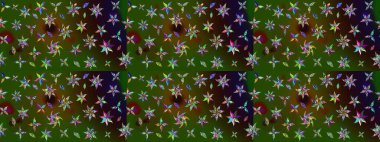 Suluboya çizim kalıbı. Dekorasyon ve tasarım için güzel bir desen. Moda baskısı. Çiçeğin suluboya çizimlerinin mükemmel deseni. Eski model. Raster illüstrasyonu.