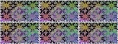 Raster oryantal süs. Kusursuz altın desen. Gri renklerde, altın elementlerle kusursuz desen.