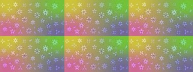 Raster illüstrasyonu. Güzel kumaş deseni. El çizimi. Çiçekler, dallar, otlar ve çiçekler.