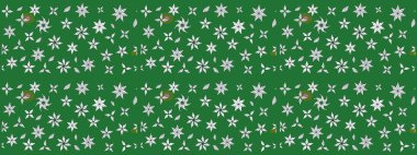 Renkli Bahar Teması eskiz kalıbı. Raster. Düz Çiçek Elementleri Tasarımı.