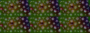 Suluboya çizim kalıbı. Dekorasyon ve tasarım için güzel bir desen. Moda baskısı. Çiçeğin suluboya çizimlerinin mükemmel deseni. Eski model. Raster illüstrasyonu.