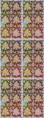 Kusursuz raster arka plan. Kahverengi renklerde grafiksel, modern, pürüzsüz desen. Kusursuz çiçek deseni. Duvar kâğıdı barok, İspanyol kumaşı.