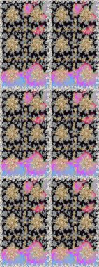 Noel altın kar tanesi kusursuz desen. Gri renkli altın kar taneleri. Kış kar dokusu duvar kağıdı. Sembol tatili, yeni yıl kutlaması, altın desenler..