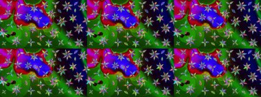 Güzel eskiz şekli. Raster çiçekli arka plan. Yazdır. Güzel kumaş deseni. Renkli Yaz Temalı eskiz kalıbı. Düz Çiçek Elementleri Tasarımı.