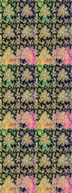 Kusursuz desenli altın elementler. Kart, duvar kağıdı, ambalaj ve tekstil için klasik tasarım. Klasik çiçek dokusu. Raster illüstrasyonu. Altın şablon. Gri renkli Royal retro.