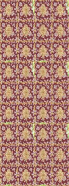 Kahverengi renkli ve altın elementli eskiz deseni. Noel, kar tanesi, yeni yıl 2019.