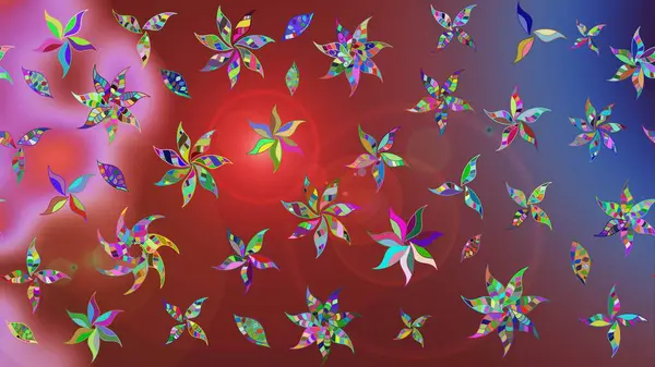 Eski usul küçük çiçekli şirin bir eskiz deseni. Moda arka planında parlak buketler. Kumaş, duvar kağıdı ve kağıt üzerine baskı yapmak için gelişen arka plan. Raster illüstrasyonu.