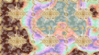 Noel, kar tanesi, yeni yıl. Tarafsız renkler ve altın elementler üzerine altın eskiz deseni. Tarafsız renklerde altın elementli eskiz kalıbı.