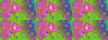 Güzel kumaş deseni. Düz Çiçek Elementleri Tasarımı. Raster illüstrasyonu. Renkli Bahar Teması eskiz kalıbı. Karalama çiçeği. Zentangle soyut çiçekleri.