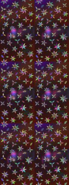 Parlak elementlerin. Çizim çiçek deseni duvar kağıdı, web sitesi arka planı, ambalaj kağıdı, davetiye, broşür, afiş veya web sitesi için kullanılabilir. El çizimi Raster illüstrasyonu.