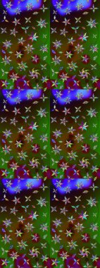 Fantezi çiçekli eskiz deseni, doğal duvar kağıdı, çiçek desenli kıvrım çizimi. Paisley el çizimi elementler. Ev dekoru.