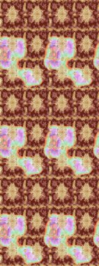 Klasik altın desenli eskiz. Bej renkler ve altın elementler üzerine altın eskiz deseni. Tekrarlayan elementlerle soyut arkaplan oluşturun. Raster illüstrasyonu.