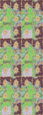 Damask eskiz süsü. Tarafsız renkler üzerinde klasik oryantal desen. Geleneksel raster ve altın desen.