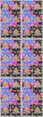 Gri renklerde, altın elementlerle kusursuz desen. Kusursuz klasik raster altın desenli. Geleneksel oryantasyon süsü. Raster illüstrasyonu. Klasik vintage arkaplan.