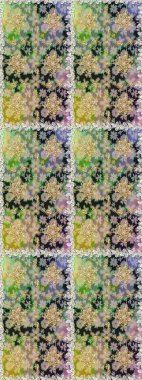 Tarafsız renklerde altın elementler. Çiçek deseni. Kusursuz raster arka plan. Şık bir grafik desen. Duvar kâğıdı barok, İspanyol kumaşı.