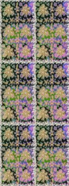 Gri renklerde, altın çiçekli altın desenler. Raster geometrik arka plan. Senin tasarımın için, duvar kağıdı. Altın rengi kusursuz illüstrasyon.