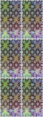 Klasik raster şablonu. Tekrarlayan elementlerle kusursuz soyut arkaplan. Tarafsız ve altın desenli.