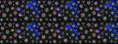 Doodle çiçekler ve dalları, otlar ve çiçekler. Elle çizilmiş. Raster resim. Güzel kumaş deseni.