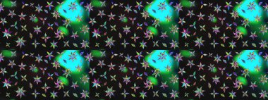 Elle çizilmiş sonbahar çiçeği deseni. Renkli gri ve yeşil çizim kalıpları. Doodle tarzı. Tekstil ve kapak tasarımı için mükemmel. Gri ve yeşil renkte çiçekler.