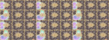 Arkaplan, kumaş, altın duvar kağıdı. Düz elle çizilmiş klasik koleksiyon. Raster Golden eskiz kalıbı. Altın elementlerle kahverengi renklerde altın desen.