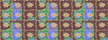 Kıvrımlı çizimler. Doğulu stil, altın elementlerle kahverengi renklerde altın desenli arabesk yapar. Raster altın desen.