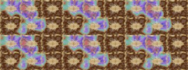 Barok tarzında eskiz oryantal süsü. Raster geleneksel altın çizim deseni kahverengi renkler üzerine.