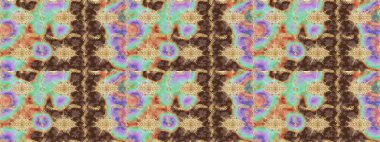 Raster illüstrasyonu. Kahverengi renkli ve altın elementli klasik eskiz deseni.