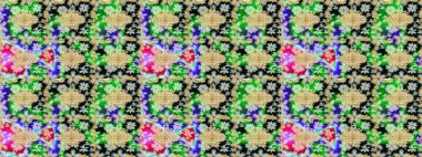 Raster illüstrasyonu. Tarafsız renklerde altın elementli klasik çizim kalıbı.