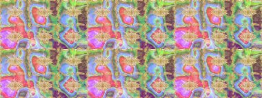 Raster illüstrasyonu. Oriental raster klasik nötr ve altın desenli. Soyut arkaplan çizimi.