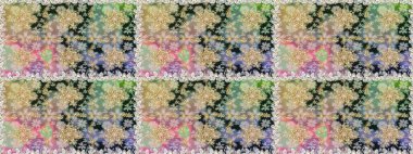 Raster illüstrasyonu. Kusursuz altın desenli bukleler. Raster altın desen. Doğu tarzı arabesk. Altın elementli nötr renkler.