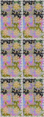 Raster geleneksel, gri renklerde, altın, kusursuz desen. Barok tarzında kusursuz bir doğulu süsü..