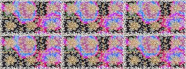 Gri renklerde, altın elementli, pürüzsüz bir desen. Şam tasarım için kusursuz desen.