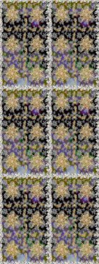 Noel, kar tanesi, yeni yıl 2019. Gri renklerde, altın elementlerle kusursuz klasik desen.