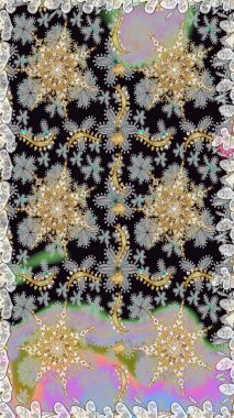 Soyut duvar kâğıdı, ambalaj dekorasyonu. Kış sembolü, Mutlu Noeller, Mutlu yıllar 2019. Gri renkli Raster altın deseni. Altın kar taneleri basit, pürüzsüz desen.