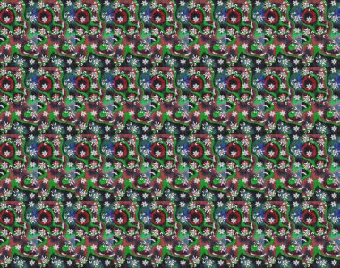 Hoş bir çiçek geçmişi var. Raster illüstrasyonu. Güzel kumaş deseni. Küçük çiçekte çizim deseni.