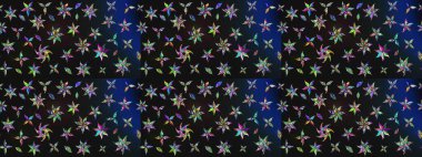 Gri ve mavi renklerde bahar çiçekleri. Raster illüstrasyonu. Raster çiçek desenli ve çiçekli..