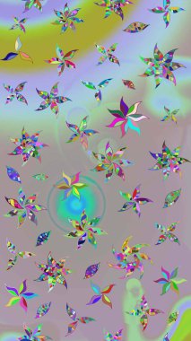 Özgürlük stili Millefleur 'lar. Tekstil, duvar kâğıdı, kapaklar, yüzey, baskı, hediye paketi, hatıra defteri, dekupaj. Küçük yabani çiçeklerdeki halk modelini çiz. Taşralı şıklığı.