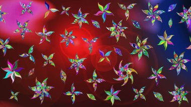 Moda baskısı. Dekorasyon ve tasarım için güzel bir desen. Çiçeğin suluboya çizimlerinin mükemmel deseni. Suluboya çizim kalıbı. Eski.