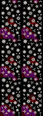 Çiçek deseni duvar kağıdı, desen dolguları ve web sayfası arka planı için kullanılabilir. Süslü zentangle çizim dokusu, soyut çiçeklerle süslenmiş. Şekillendirilmiş çiçekli çizim deseni.