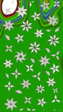 Of doodle elements. Hand drawn Raster illustration. Sketch flower pattern can be used for wallpaper, website background, wrapping paper, invitation, flyer, banner or website.