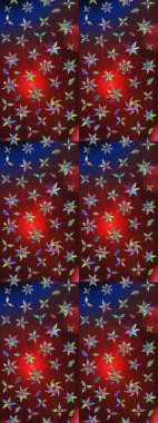 Kahverengi ve kırmızı lale çiçekli Raster eskiz deseni. Doğal kozmetik ürünleri, parfüm, çiçekçi dükkanı için bahar ihalesi tasarımı. Karşılama ya da düğün geçmişi olarak kullanılabilir. Paket kağıdı için en iyisi..