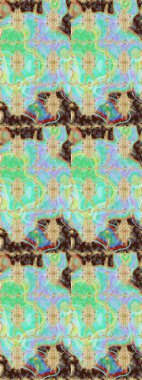 Damask arkaplanı. Barok tarzında altın çiçekli süs. Altın çiçekli eskiz deseni. Tarafsız renklerdeki altın element.