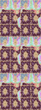 Damask arkaplanı. Barok tarzında altın çiçekli süs. Altın çiçekli eskiz deseni. Tarafsız renklerdeki altın element.