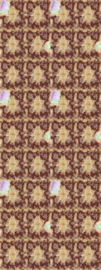 Raster Golden eskiz kalıbı. Doğu tarzı arabesk tarzında altın elementler. Kahverengi renkte çizim deseni. Altın desenli bukleler çiz.