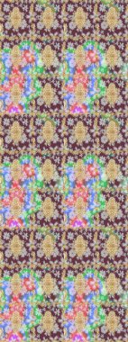 2019 Noel 'i, kar tanesi, yeni yıl. Kahverengi renkli ve altın elementli klasik eskiz deseni.