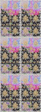 Geleneksel klasik raster altın pürüzsüz desen. Gri renklerdeki altın elementler. Barok tarzında kusursuz bir doğulu süsü..