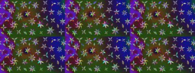 Doodle çiçekler ve dalları, otlar ve çiçekler. Elle çizilmiş. Raster resim. Güzel kumaş deseni.